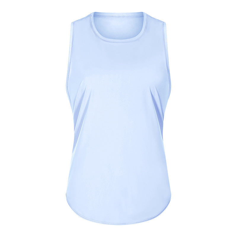 Vest T-shirt Running Strap Quick-drying Breathable Loose Yoga Sleeveless Blouse