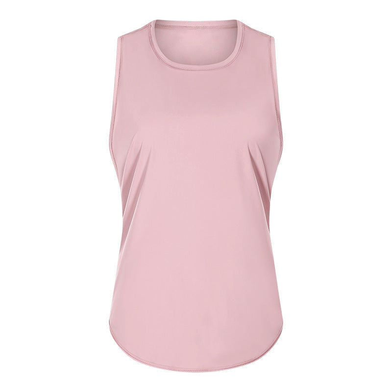 Vest T-shirt Running Strap Quick-drying Breathable Loose Yoga Sleeveless Blouse