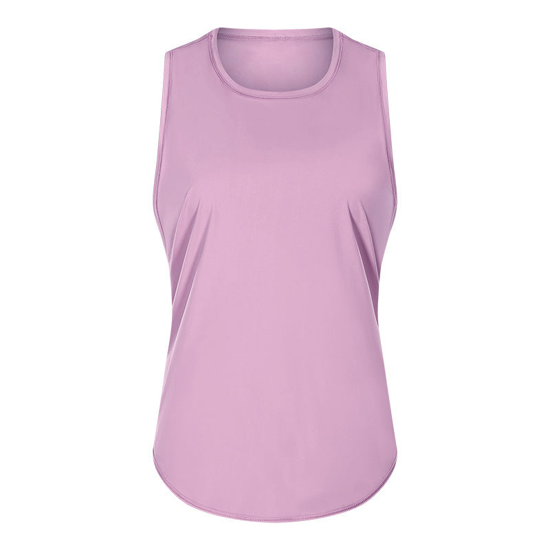 Vest T-shirt Running Strap Quick-drying Breathable Loose Yoga Sleeveless Blouse