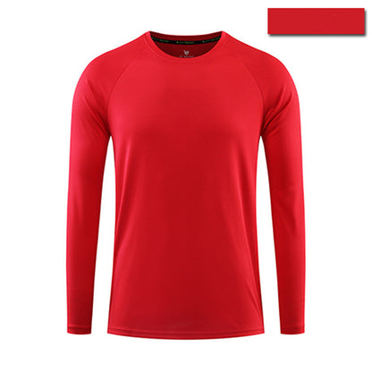 Sports Quick-Drying Long-Sleeved Shirt Marathon Outdoor Running Team Wear Sportswear Fitness  Printed