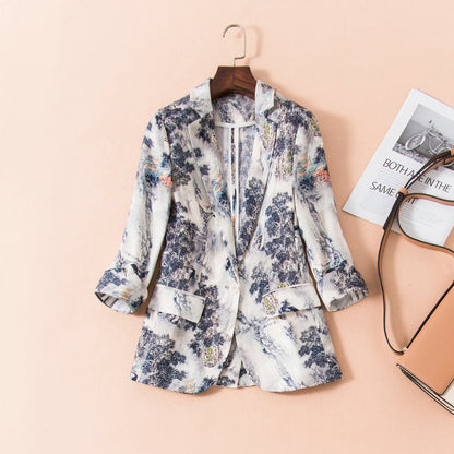 Digital printed suit