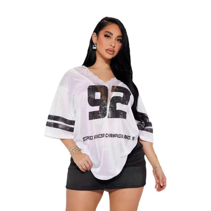 Women's Fashion Casual All-match Short-sleeved Top