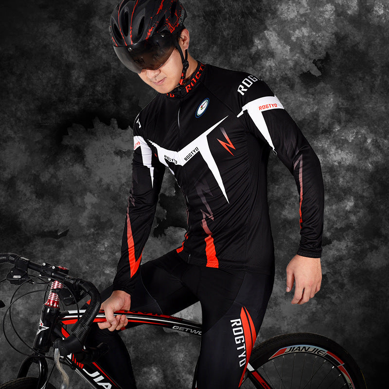 Men's And Women's Fashion Bicycle Long-sleeved Jersey Suit