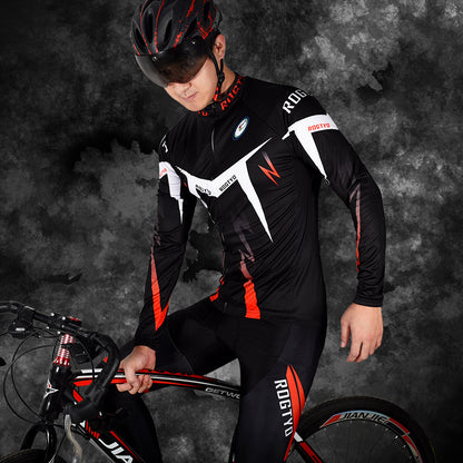 Men's And Women's Fashion Bicycle Long-sleeved Jersey Suit