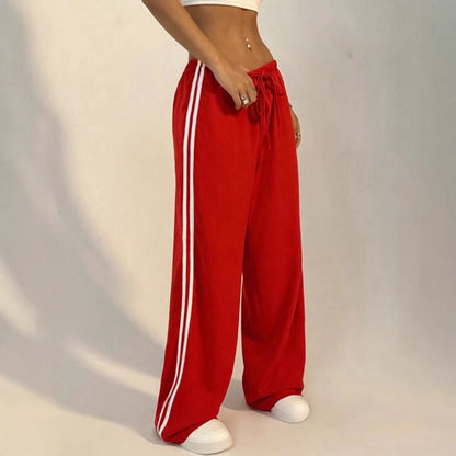 Loose Casual Straight-leg Sports Pants Female