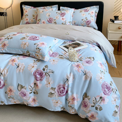 Cotton Four-piece Cotton Quilt Cover Bed Sheet Bedding