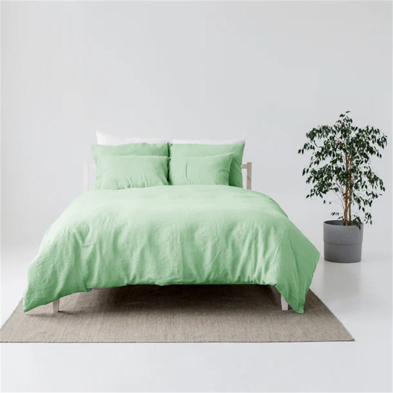 Minimalist Nordic Style Linen Four Piece Set