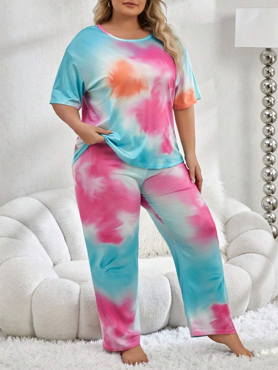 Trousers Plus-sized Plus Size Women's Pajamas Homewear Suit