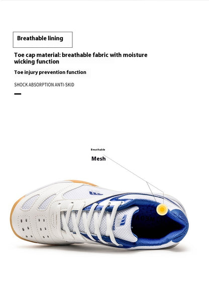 Mesh Table Tennis Sneaker Competition Training Running Shoes