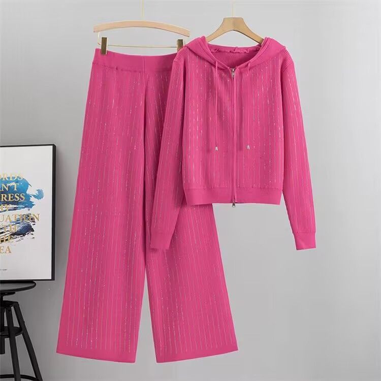 Western Style Fried Street Leisure Fashionable Knitted Suit