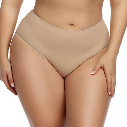 Women's high waist sexy cotton briefs