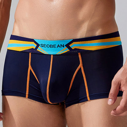 Men's Ice Silk Thin Printed Underwear