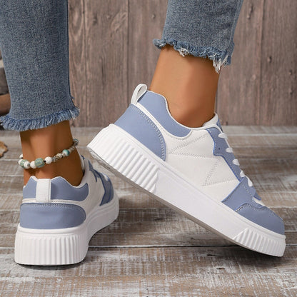 Thick Bottom Lightweight Student Casual Sports Skate Shoes