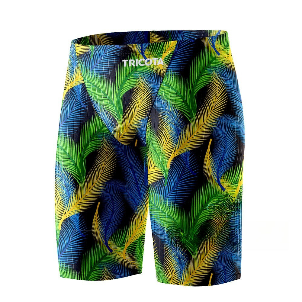 Men's Swimming Trunks Breathable Ice Silk Feeling Quick-dry Pants Swimming Equipment Summer 3D