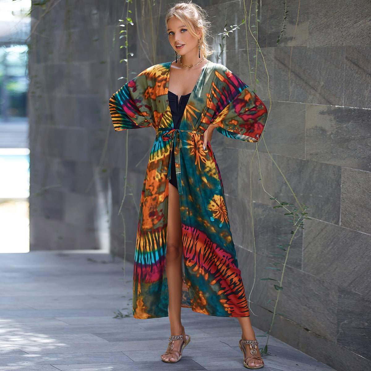 Sun Protection Cardigan Women's Swimsuit Bikini Cover-up