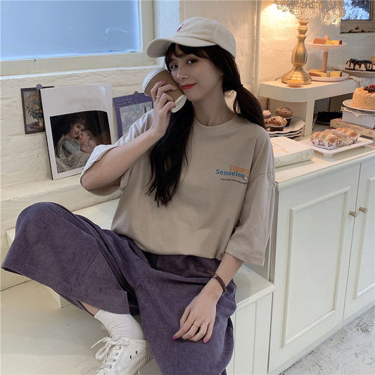 Women's printed short sleeve t-shirt