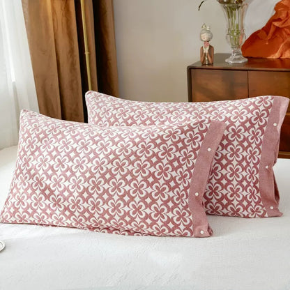 Gauze Pillowcase Single One-pair Package Thickened Plus-sized