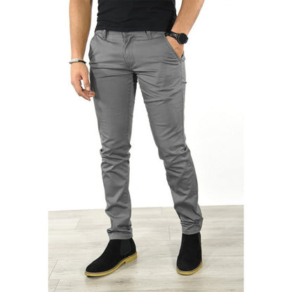 Daily Solid Color Men's New Casual Trousers