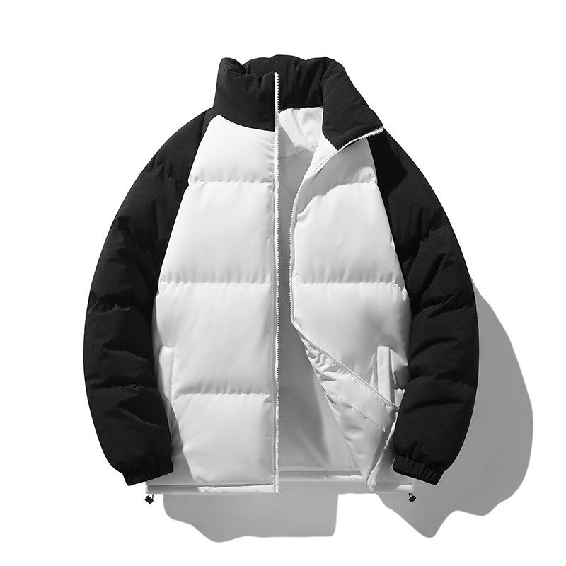 Stitching Thickening Cotton Coat Jacket Male