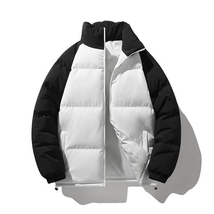 Stitching Thickening Cotton Coat Jacket Male