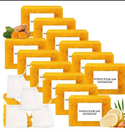 Turmeric Soap Lemon Soap Kojic Acid Soap Ginger Handmade Cold Process