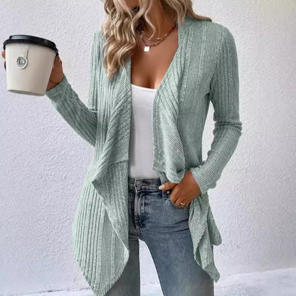 Cardigan Long Sleeve Sweater Casual Women's Clothing