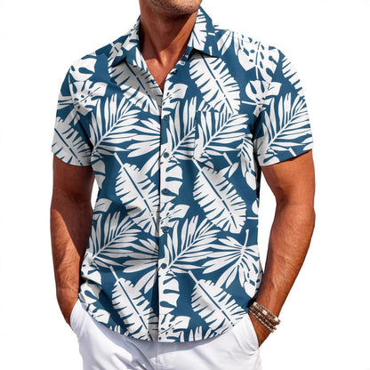 Men's Versatile Trendy Hawaiian Short Sleeve Shirt