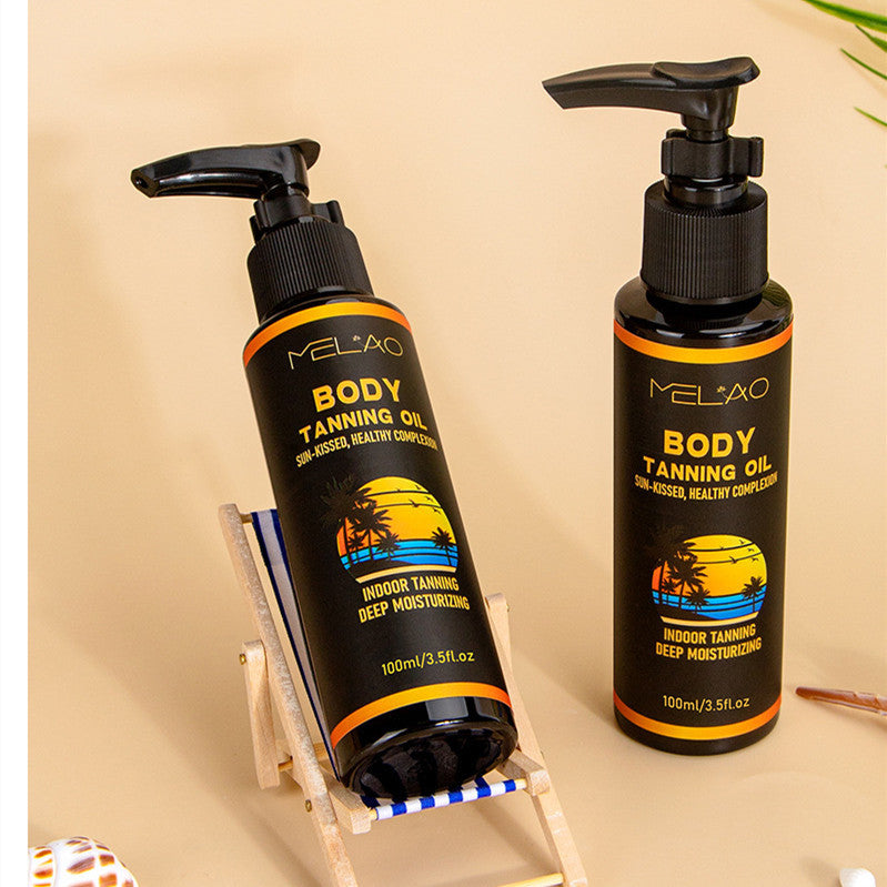 Sun Tanning Essential Oil Sun-free Wheat-colored Bronze Black Oil Sunbath