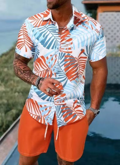 European And American Summer Menswear Shirt Casual Loose