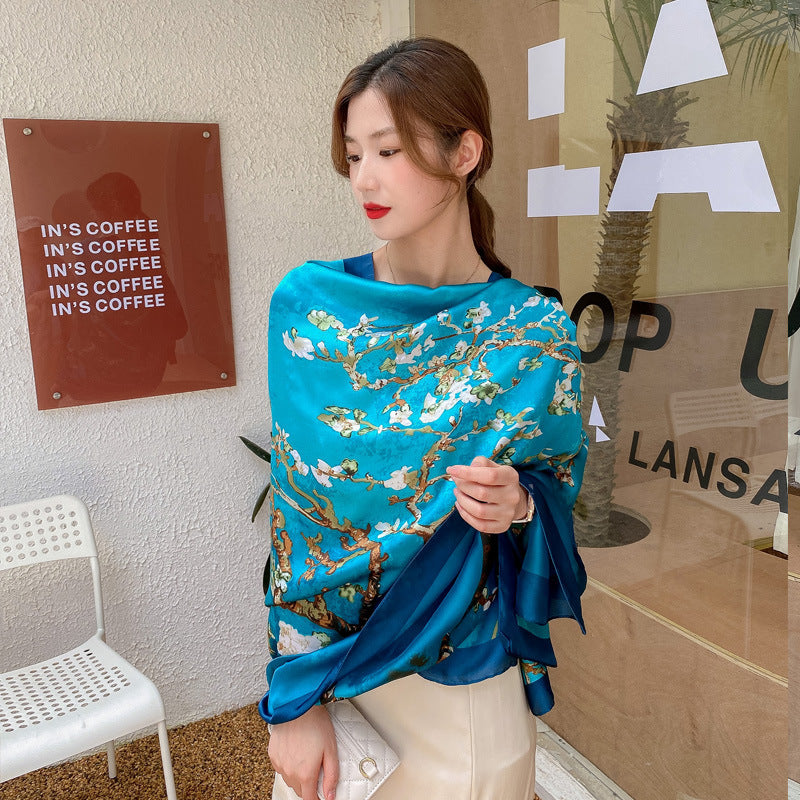 Women's Four Seasons Sunscreen Silk Scarf