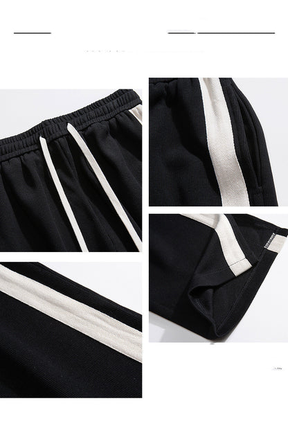 Men's Spring And Autumn Straight Leg Wide Leg Mop Pants