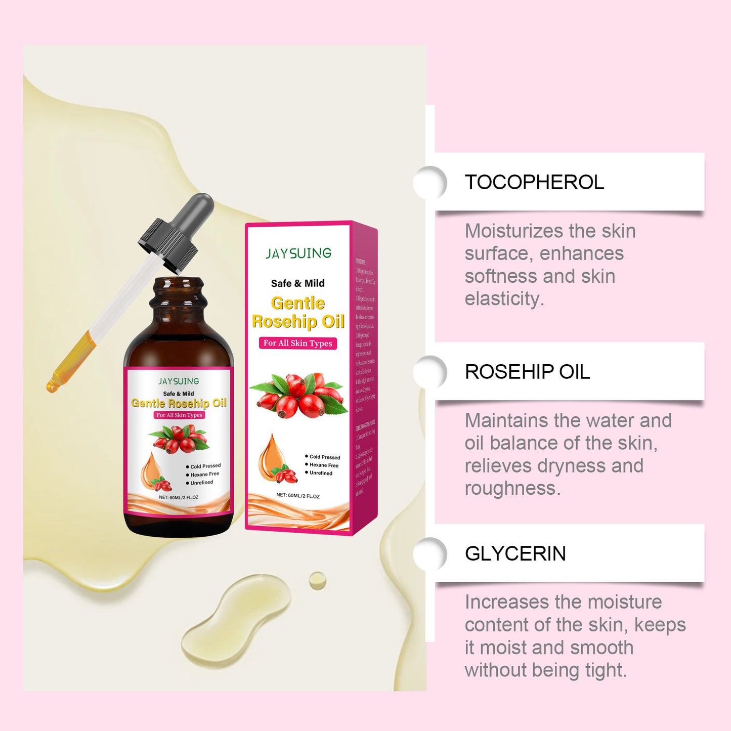 Rose Fruit Seed Facial Oil