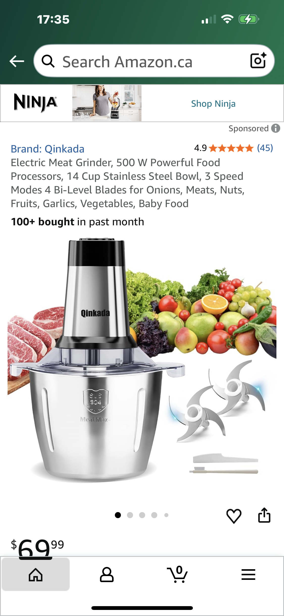 Household Electric Meat Grinder Kitchen High Power