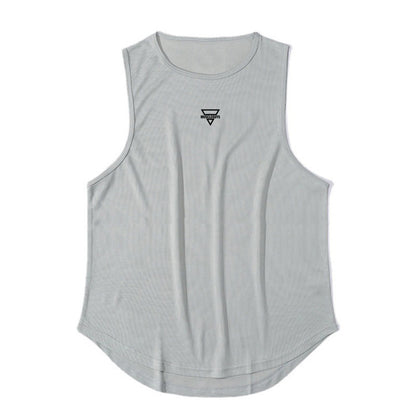 Muscle Men's Fitness Sports Vest Breathable Stretch Mesh
