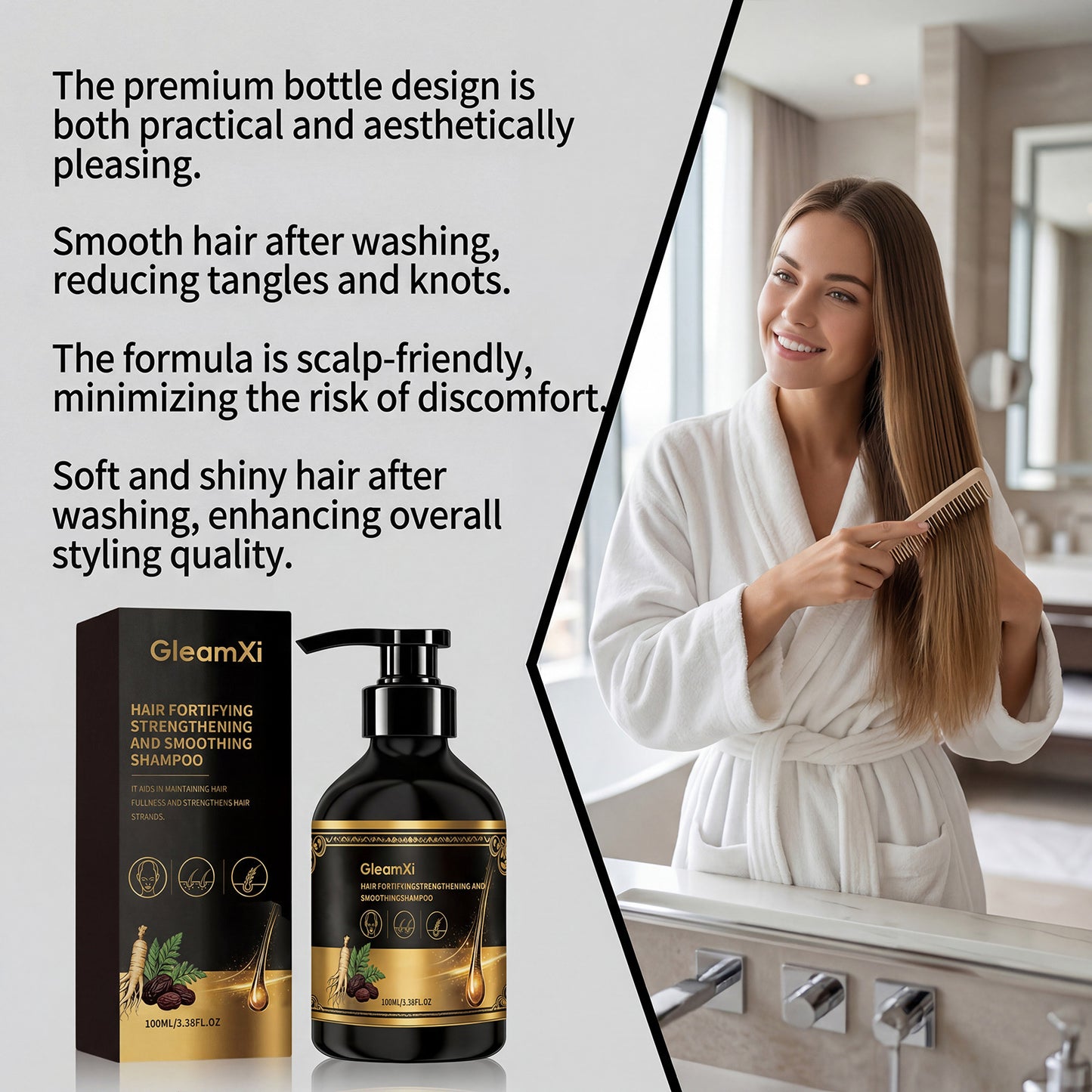 Oil-removing Volumizing Hair Root Care Shampoo