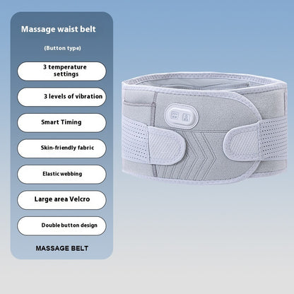 Massage Belt Vibration Hot Compress Waist And Back Massage Instrument
