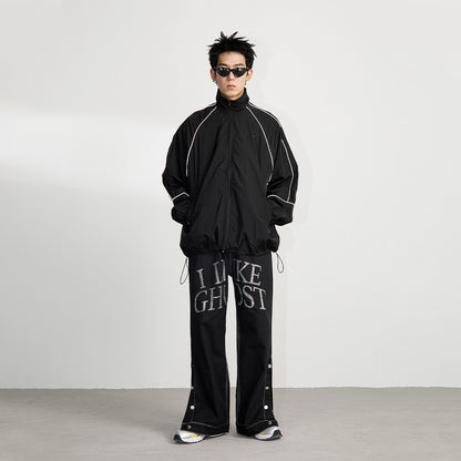 Retro Flared Trousers Men And Women Hip Hop Hipster Casual Pants