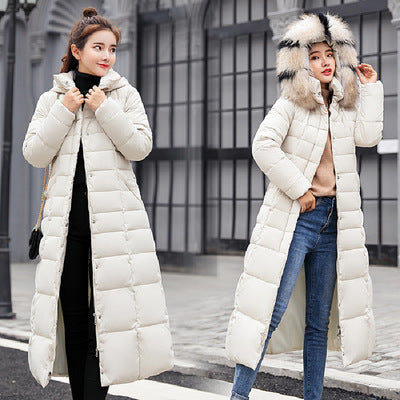 Thick warm down jacket coat female