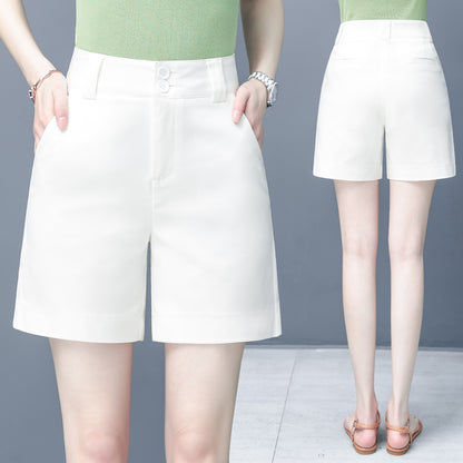 High waist a-line suit 5 points shorts