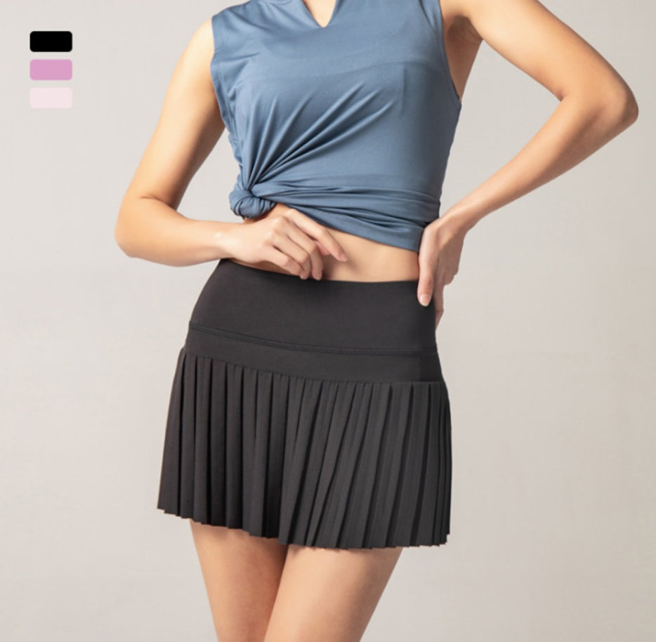 Quick-drying fitness short skirt high waist
