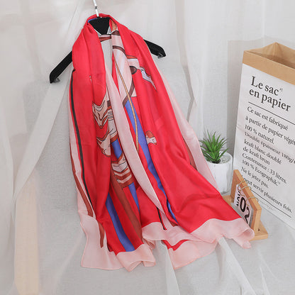 Women's Four Seasons Sunscreen Silk Scarf