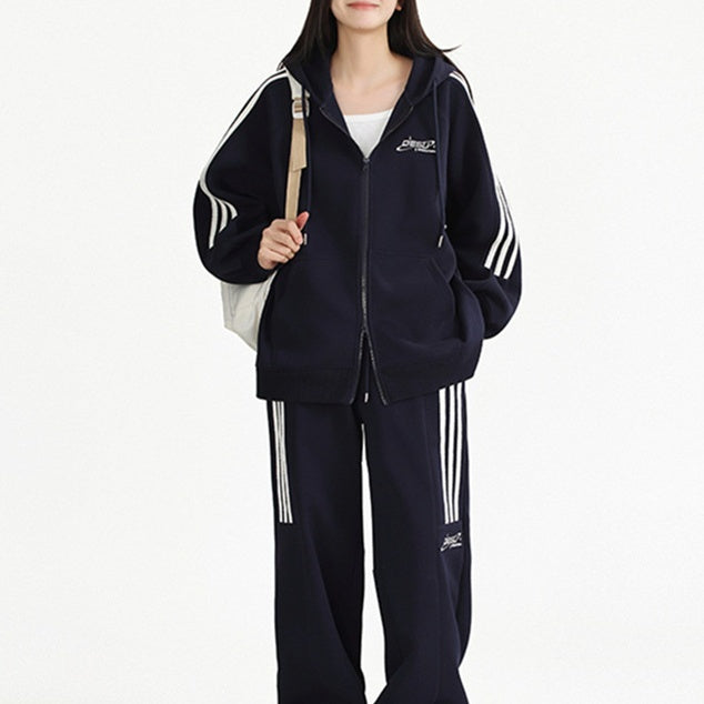 Hooded Sweater Korean Style Loose Slimming Two-piece Suit