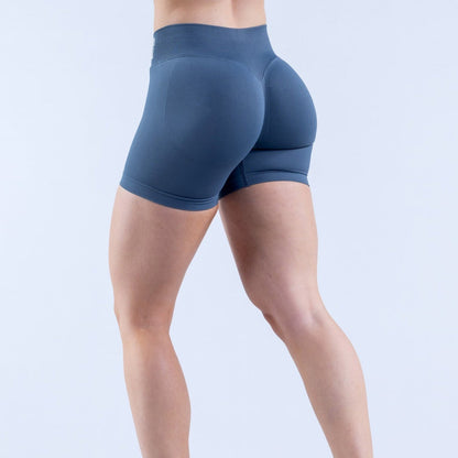 High Elastic Matte Nylon Seamless Low Waist Shorts Fitness Yoga Shorts