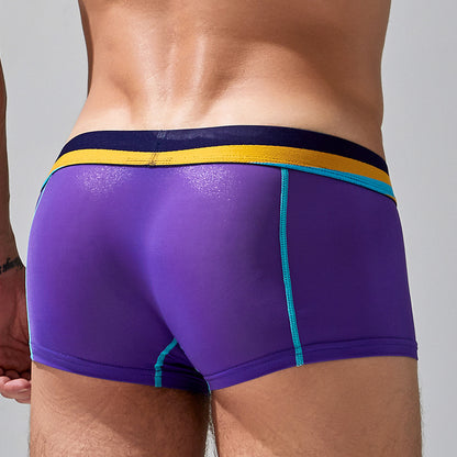 Men's Ice Silk Thin Printed Underwear