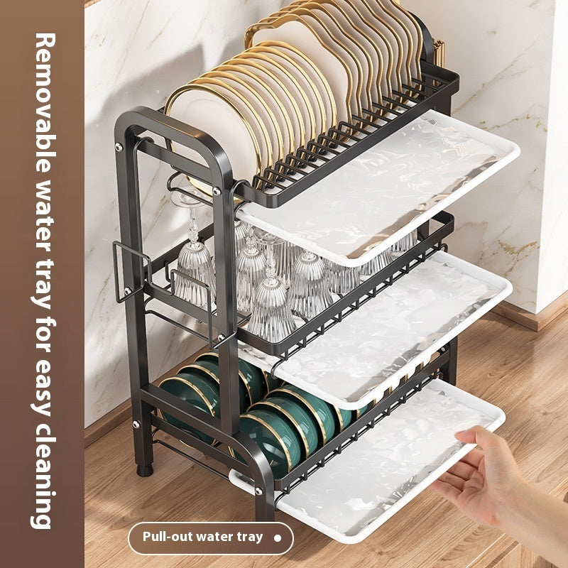 Kitchen Storage Bowl Dish Plate Storage Rack