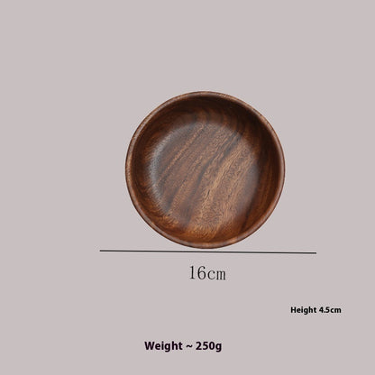 Simple Household Walnut Partitioned Fruit Tray