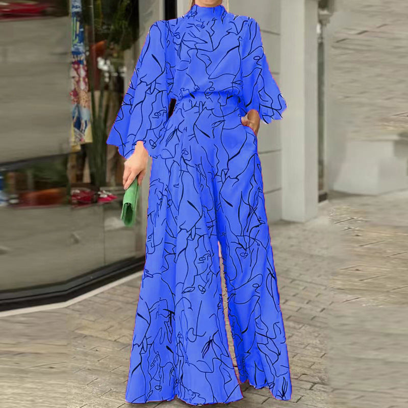 Elegant Striped New Print Jumpsuit For Women