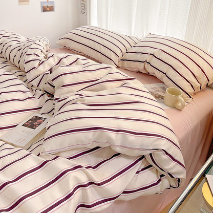 Korean Ins Modern Minimalist Duvet Cover Three Or Four Piece Suit