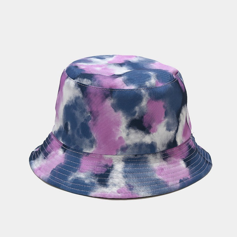 Summer Outdoor Tie-dyed Double-sided Sun Protection Hat