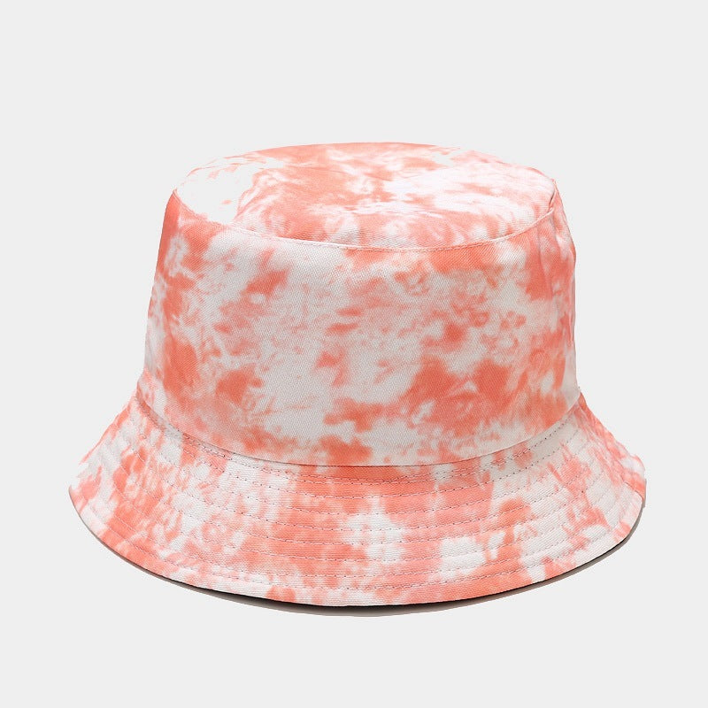 Summer Outdoor Tie-dyed Double-sided Sun Protection Hat